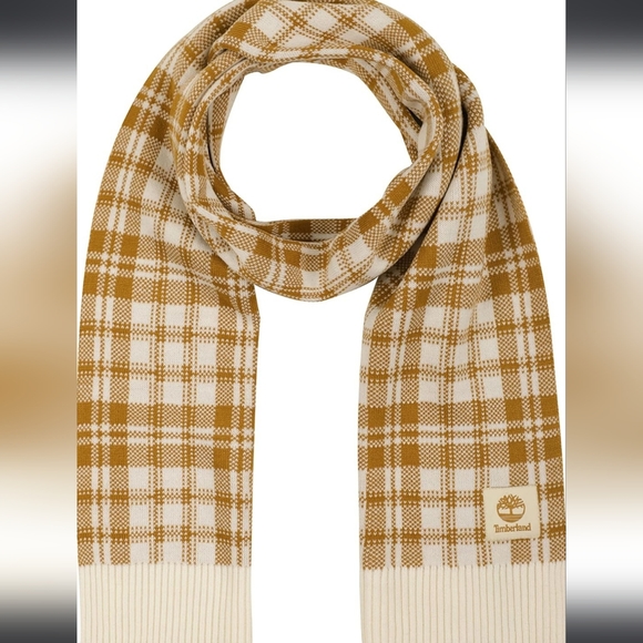 NWT Timberland Buffalo Plaid Scarf, One Size - Picture 3 of 9